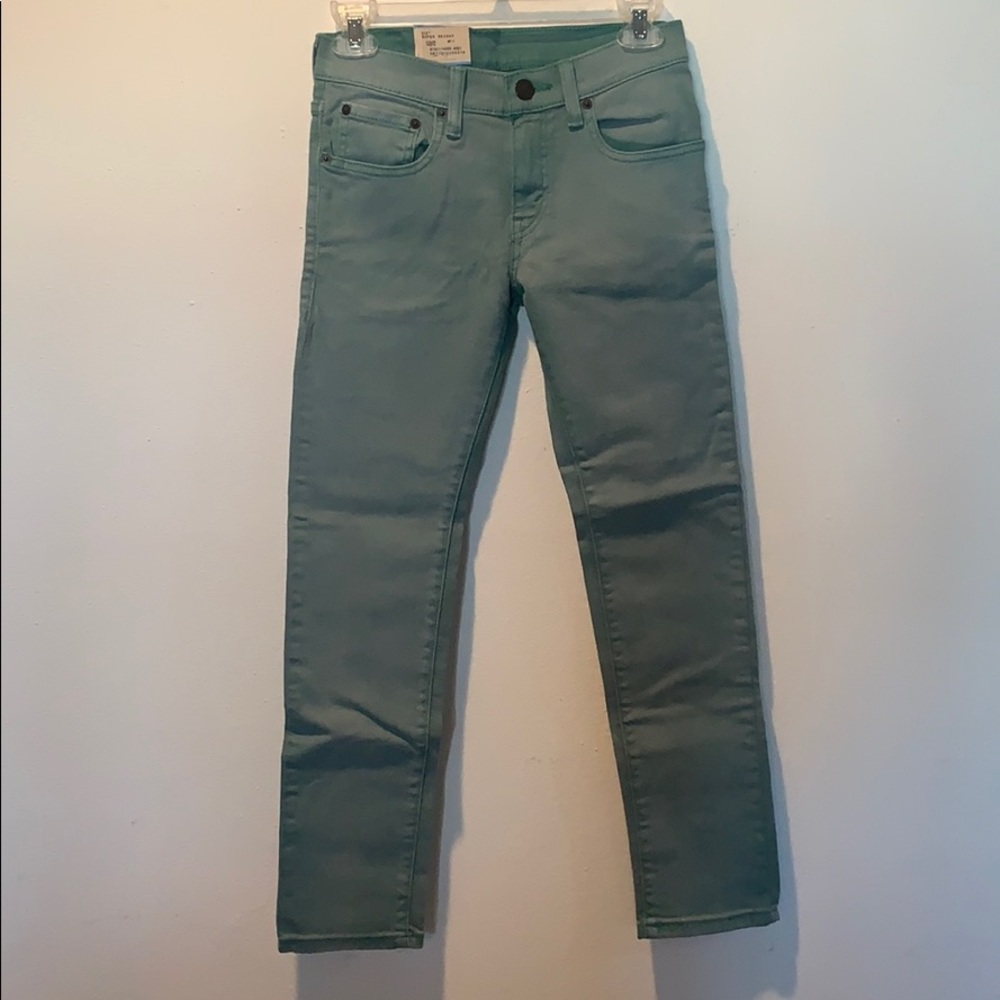 Levi’s Super Skinny 510 Green Jeans NWT